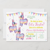 メキシカンフィエスタチンコデマヨ誕生日 招待状 (正面)