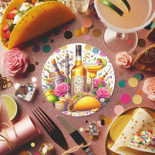 メキシカンフィエスタテキラ結婚ズ ラウンドシール