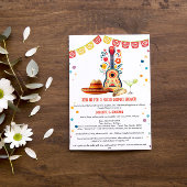 メキシカンフィエスタテーマカップルシャワー招待状 招待状