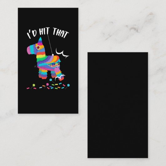 メキシカンフィエスタハッピーシンコデマヨピナタ 名刺 (正面/裏面)