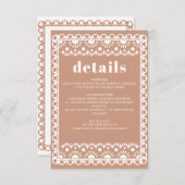 メキシカンフィエスタバロパペルピカドボホ結婚ズ エンクロージャーカード (正面/裏面)