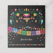 メキシカンフィエスタバースデーパーティードコール紙吹雪 プレイスカード (外部開封)