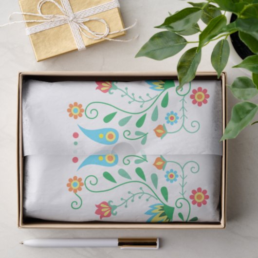 メキシカンフィエスタパーソナライズされたティッシュペーパー 薄葉紙 (ギフト)