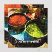 メキシカンフィエスタパーティの招待状 招待状 (正面/裏面)