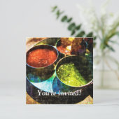 メキシカンフィエスタパーティの招待状 招待状 (スタンド正面)