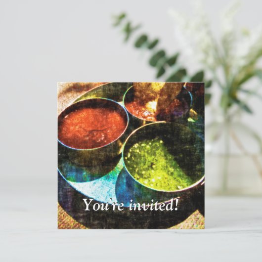 メキシカンフィエスタパーティの招待状 招待状 (スタンド正面)