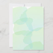 メキシカンフィエスタパーティーグリーンブライダルシャワー 招待状 (裏面)