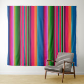 メキシカンフィエスタパーティーケット カラフルな背景 タペストリー (インサイチュ(横))