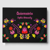 メキシカンフィエスタパーティーフローラキンセアニェラブラック ゲストブック (正面)