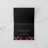 メキシカンフィエスタパーティーフローラ折り畳みサンキューカード サンキューカード (内部)