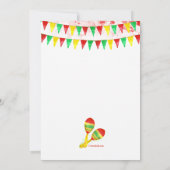 メキシカンフィエスタパーティー 招待状 (裏面)