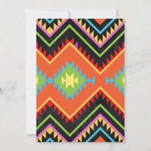 メキシカンフィエスタピナタパーティーブライトカラー誕生日 招待状 (裏面)