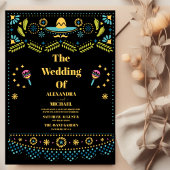 メキシカンフィエスタフォーカルアート結婚フローラ 招待状