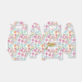 メキシカンフィエスタフォークフラワーズラマパーソナライズされた フェイバーボックス (折り畳みなし)