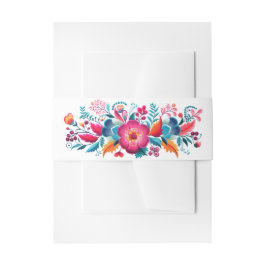 メキシカンフィエスタフラワーズキンセアニェラ 招待状ベリーバンド