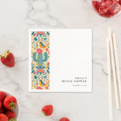 メキシカンフィエスタフラワーブライダルシャワー スタンダードカクテルナプキン (インサイチュ)
