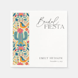 メキシカンフィエスタフラワーブライダルシャワー スタンダードカクテルナプキン