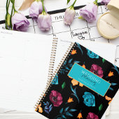 メキシカンフィエスタフラワーブラックウェディングプランナー プランナー手帳