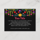 メキシカンフィエスタフローラブラックカスタムエンクロージャー エンクロージャーカード (正面)