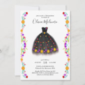 メキシカンフィエスタフローラプリンセスドレスキンセアニェラ 招待状 (正面)