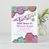 メキシカンフィエスタフローラマンダラブライダルシャワー 招待状 (スタンド正面)