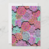 メキシカンフィエスタフローラマンダラリハーサルディナー 招待状 (裏面)