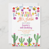 メキシカンフィエスタフローラ大人誕生日 招待状 (正面)