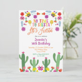 メキシカンフィエスタフローラ大人誕生日 招待状 (スタンド正面)