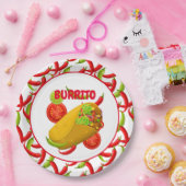 メキシカンフィエスタフードブリートパーティー紙プレート ペーパープレート (パーティー)