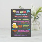 メキシカンフィエスタブライダル婚約シャワーパーティー 招待状 (スタンド正面)