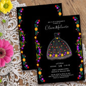 メキシカンフィエスタブラックチャロドレスキンセアニェラ 招待状