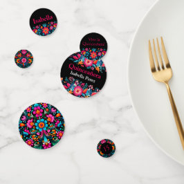 メキシカンフィエスタブラックフローラ名キンセアニェラ コンフェッティ