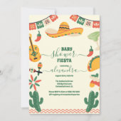 メキシカンフィエスタベイビーシャワー 招待状 (正面)