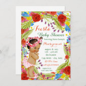 メキシカンフィエスタベイビーシャワー 招待状 (正面/裏面)
