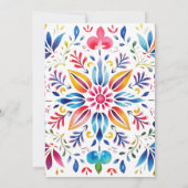 メキシカンフィエスタベイビーシャワー 招待状 (裏面)