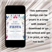 メキシカンフィエスタベイビーシャワー 招待状