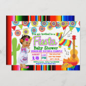 メキシカンフィエスタベビーシャワー招待状 招待状 (正面/裏面)