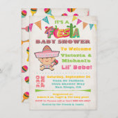 メキシカンフィエスタベビーシャワー招待状 招待状 (正面/裏面)