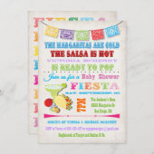 メキシカンフィエスタベビーシャワー招待状 招待状 (正面/裏面)
