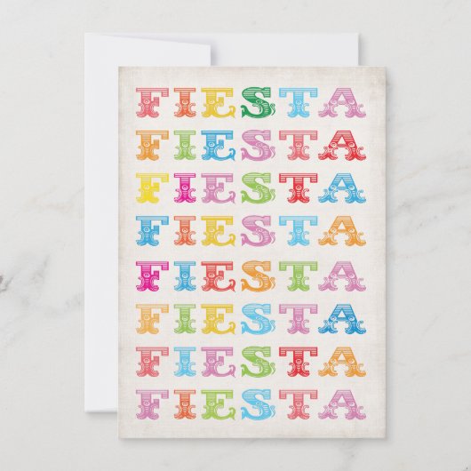 メキシカンフィエスタベビーシャワー招待状 招待状 (裏面)