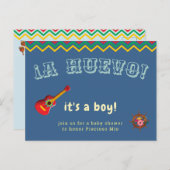 メキシカンフィエスタベビーシャワー航海のテーマ シーズンポストカード (正面/裏面)