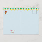 メキシカンフィエスタベビーシャワー航海のテーマ シーズンポストカード (裏面)