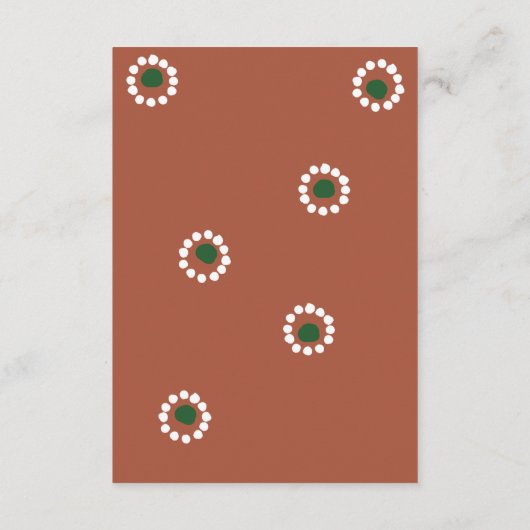 メキシカンフィエスタボホバロ結婚ズ エンクロージャーカード (裏面)