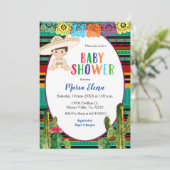 メキシカンフィエスタボーイベビーシャワー 招待状 (スタンド正面)