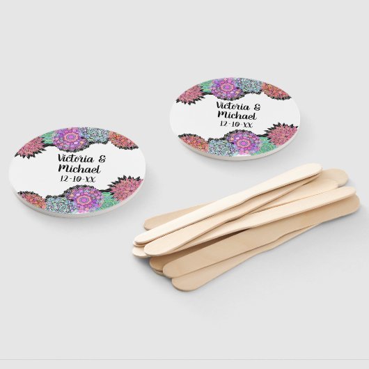 メキシカンフィエスタマンダラフラワーハンドファン ハンドファン (組立なし)