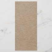 メキシカンフィエスタメニューフェイク項目クラフト紙 メニュー (裏面)