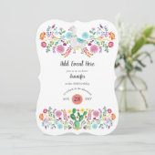 メキシカンフィエスタラマフォーク花カクティーANYイベント 招待状 (スタンド正面)