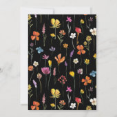 メキシカンフィエスタリハーサルディナープレス花 招待状 (裏面)