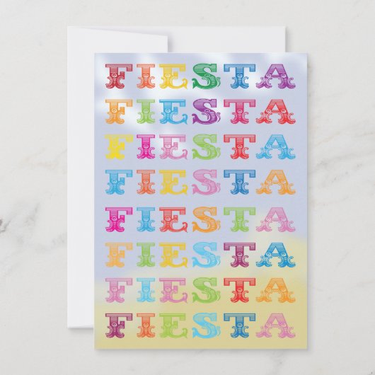 メキシカンフィエスタリハーサルディナー招待状 招待状 (裏面)