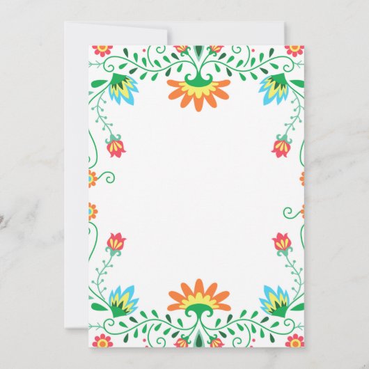 メキシカンフィエスタリハーサルディナー招待状 招待状 (裏面)